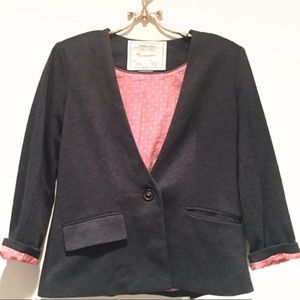 Anthropologie Cartonnier Collarless Blazer